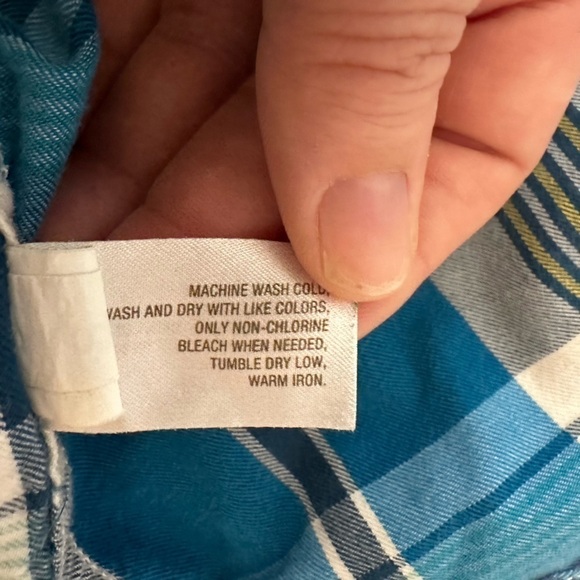 Old Navy Plaid Slim Fit Men’s XL Long Sleeve Button Down Shirt - Picture 9 of 9